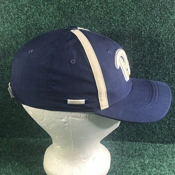 Pittsburgh PITT Panthers Nike Classic 99 Dri Fit Adjustable Navy/Gold Hat Cap - Picture 6 of 9